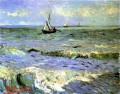Vincent van Gogh Vagues de l’océan à Saintes Maries